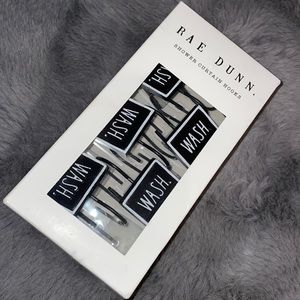 Shower curtain hooks - Rae Dunn